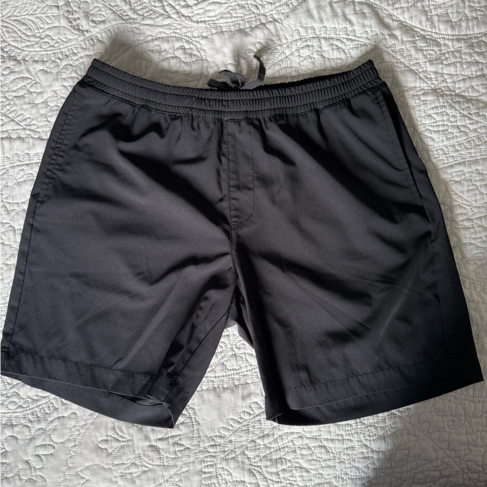 I Crew Tech Flex Black Athletic Shorts